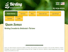 Tablet Screenshot of birding.com.br